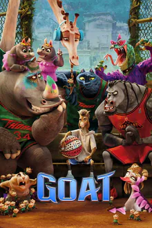 Filmplakat zum Animationsfilm GOAT, jederzeit abrufbar