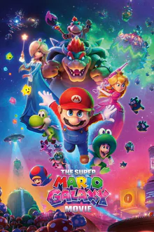 Filmplakat zu The Super Mario Galaxy Movie für den Familienabend